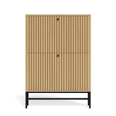 Lundby kenkäkaappi 2-laatikolla savutammi